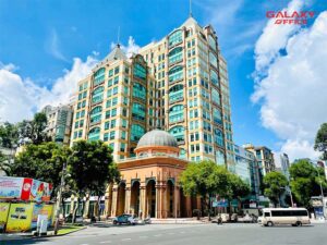 Toàn cảnh tòa nhà Metropolitan Tower, 235 Đồng Khởi, Phường Bến Nghé, Quận 1 với thiết kế vừa hiện đại vừa cổ điển