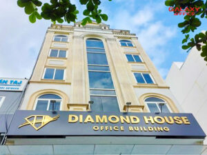 mặt tiền Tòa nhà Diamond House Office Trương Văn Bang, Phường Thạnh Mỹ Lợi, Quận 2