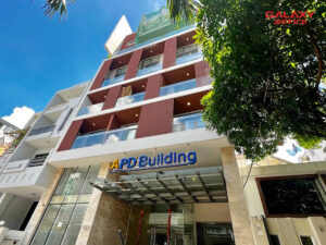 Mặt tiền tòa nhà APD Building Sông Đà Quận Tân Bình