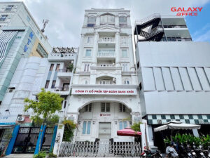 Mặt tiền tòa nhà Danh Khôi số 3 Trần Nhật Duật, Phường Tân Định, Quận 1