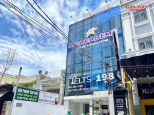 Mặt tiền tòa nhà An Tâm Building tọa lạc tại 213/9 Nguyễn Gia Trí (D2 cũ), Phường 25, Quận Bình Thạnh