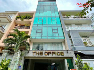 Mặt tiền tòa nhà The Office số 340/15A Ung Văn Khiêm, Phường 25, Quận Bình Thạnh
