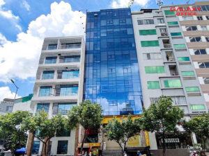 Mặt tiền tòa nhà Thái Huy Building 307/4 Nguyễn Văn Trỗi, Phường 1, Quận Tân Bình