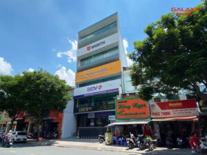 Mặt tiền tòa nhà Cao Minh Building Lê Văn Sỹ, Phường 2, Quận Tân Bình