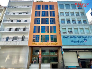 Mặt tiền tòa nhà văn phòng cho thuê Lộc Phát Building 68 Bạch Đằng