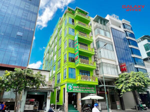 Mặt tiền tòa nhà Văn phòng M. G Office Bạch Đằng