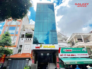 Mặt tiền tòa nhà văn phòng cho thuê MK Building Quận Tân Bình
