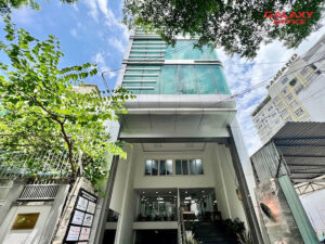 Mặt tiền tòa nhà cho thuê Phan Anh Building tọa lạc tại 121/13 Tân Cảng, Phường 25, Quận Bình Thạnh