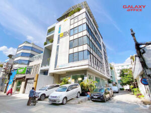 Mặt tiền tòa nhà Vin Tower 33 Quách Văn Tuấn, Phường 12, Quận Tân Bình
