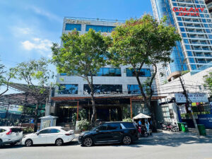 Mặt tiền tòa nhà G Tower 3 tọa lạc tại 196A Nguyễn Văn Hưởng, Thảo Điền, TP Thủ Đức