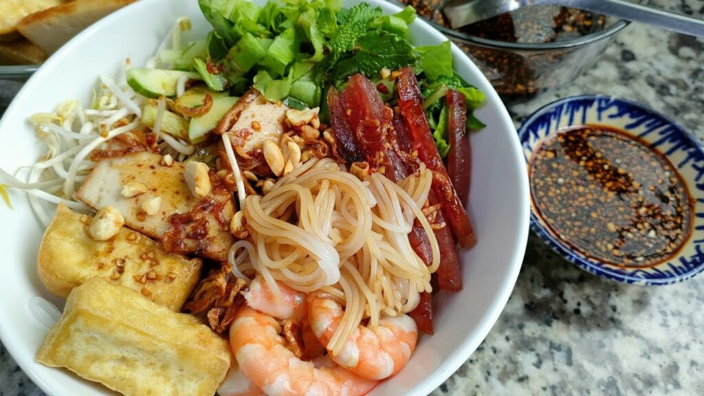 Bông nâu quán bún nước tương