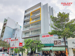 Mặt tiền tòa nhà văn phòng G8 Nguyễn Hữu Cảnh