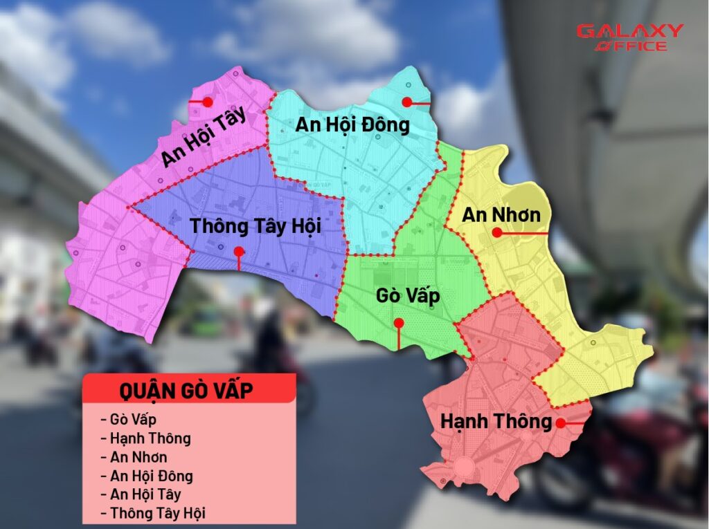 Bản đồ Quận Gò Vấp sau sáp nhập 168 phường xã mới của TP.HCM