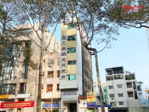 tòa nhà văn phòng cho thuê HT Building 449 Trần Hưng Đạo, Phường Cầu Kho, Quận 1
