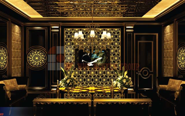 Quán karaoke La Royal Quận 3 với thiết kế sang trọng và không gian hiện đại
