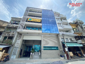 Mặt tiền tòa nhà văn phòng cho thuê PTY Building