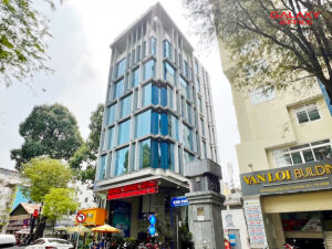 Mặt tiền tòa nhà Vivco House 207 Nguyễn Văn Thủ, Quận 1