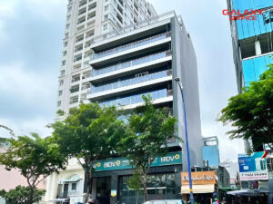 Mặt tiền tòa nhà cho thuê VTO Building 288 Bến Vân Đồn, Quận 4