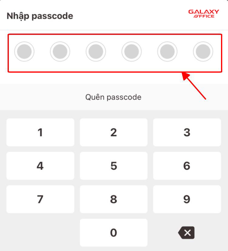 Nhận passcode để xem địa chỉ VNeID