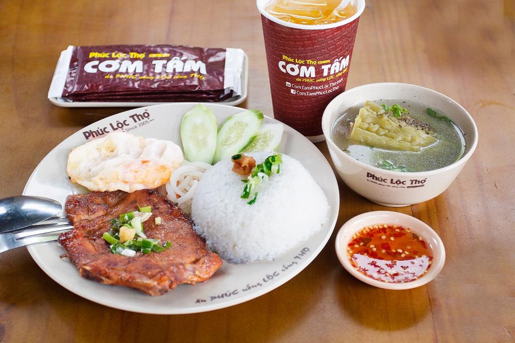 Quán cơm quận 10, cơm tấm phúc lộc thọ