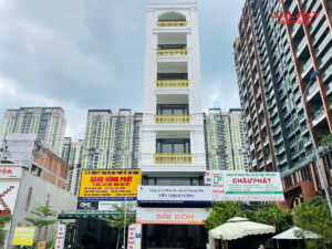 Mặt tiền tòa nhà văn phòng cho thuê, cao ốc 89 đặng như mai, phường cát lái