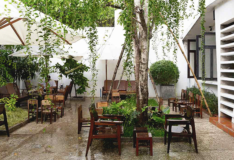 Quán cà phê quận 1 Mùa Cafe không gian nhẹ nhàng, tươi mát