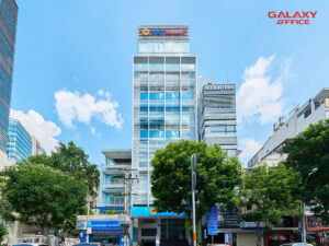 Mặt tiền tòa nhà Paxsky (Pha Lan) Nguyễn Cư Trinh với thiết kế hiện đại