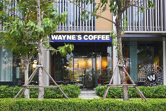 Quán cafe thủ thiêm Wayne coffee mang hơi hướng Á Âu độc đáo