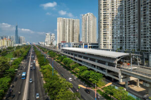 bãi gửi xe gân nhà ga An Phú dành cho dân văn phòng