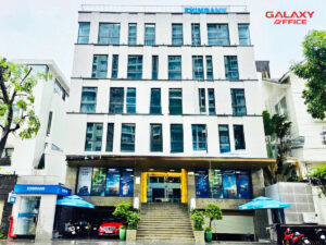 Mặt tiền tòa nhà văn phòng cho thuê Thảo Điền G Tower 4 175-177 Nguyễn Văn Hưởng với thiết kế hiện đại, không gian rộng rãi