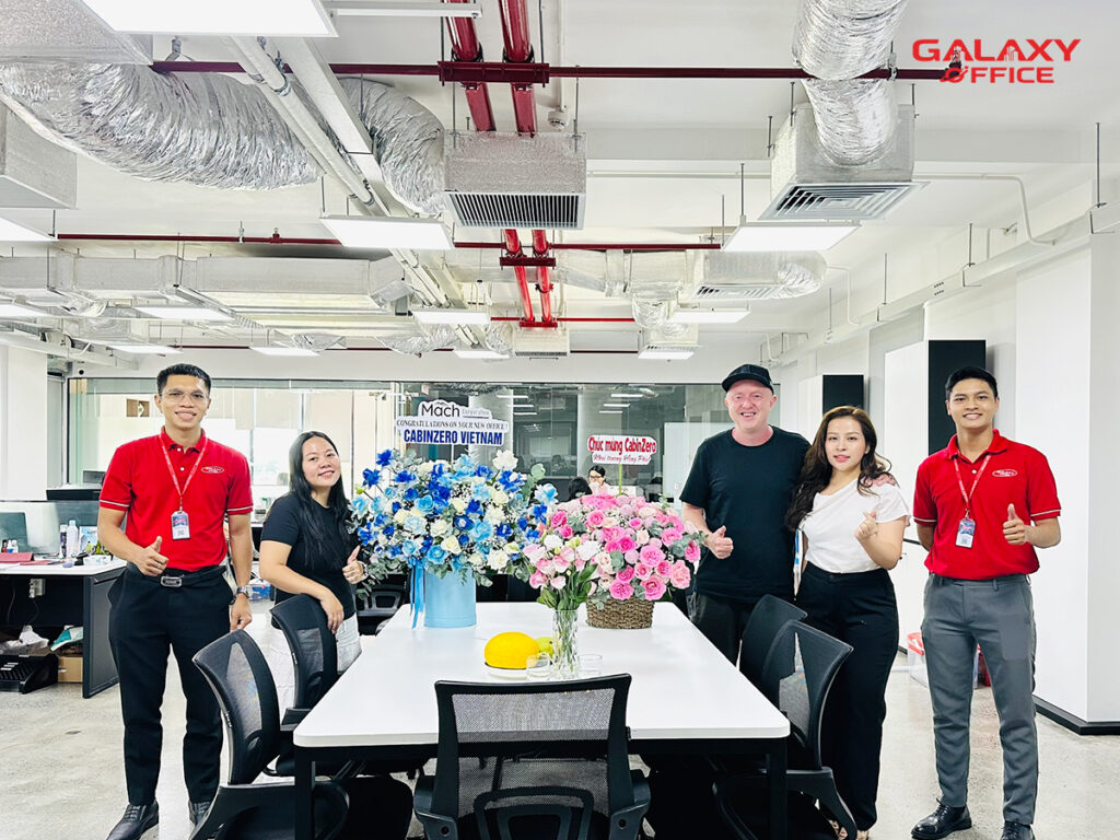 Galaxy Office đơn vị tư vấn cho thuê văn phòng TPHCM góp mặt tại buổi lễ khai trương CABINZERO tại Mach 364 Ung Văn Khiêm