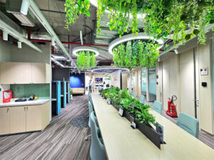 Không gian văn phòng trọn gói Cocoro The Nexus hiện đại, nhiều cây xanh. chuẩn LEED Gold