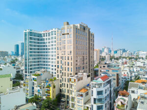 Toàn cảnh tòa nhà văn phòng cho thuê Saigon View
