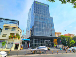 Toàn cảnh tòa nhà văn phòng cho thuê Quận Phú Nhuận, Sky Gate Building với thiết kế hiện đại
