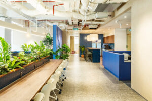 Không gian văn phòng trọn gói đầy đủ bàn ghế, nội thất sang trọng tại Quận 1