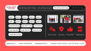 Galaxy Office chuyên tư vấn và cho thuê văn phòng hạng A tại tất cả các quận tại TPHCM