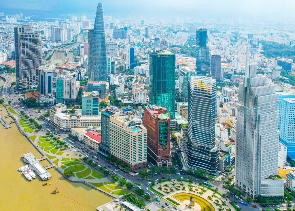 Toàn cảnh TP.HCM nhìn từ trên cao