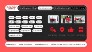 Văn phòng trọn gói Quận 1, Galaxy Office tư vấn cho thuê văn phòng trọn gói Quận 1 uy tín tại TPHCM