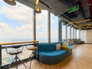Không gian hiện đại tại văn phòng trọn gói Compass Landmark 81, view nhìn toàn TPHCM