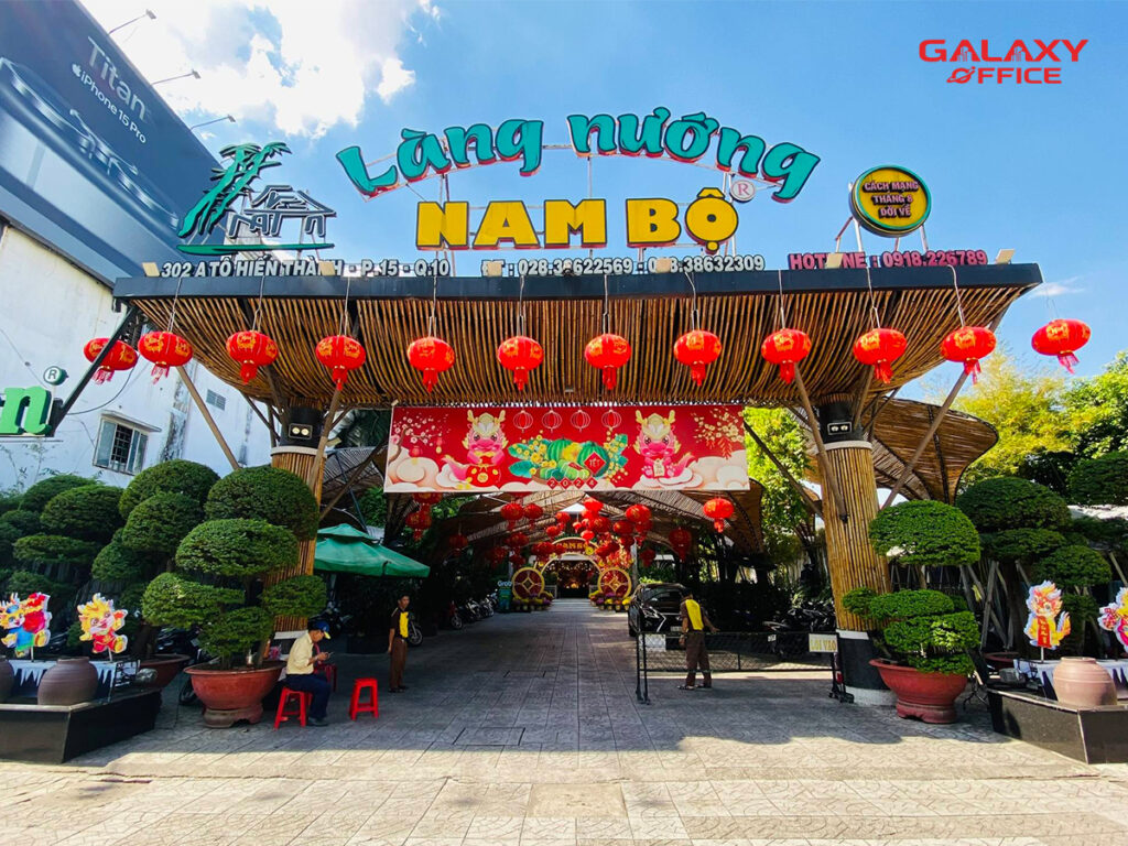 Làng nướng Nam Bộ địa điểm tổ chức tiệc tất niên ấm cúng