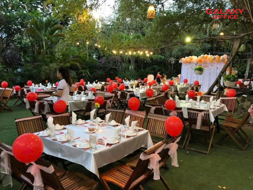 Nhà hàng bên sông địa điểm tổ chức tiệc tất niên tại thủ đức