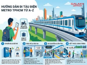 Chi tiết các bước đi tàu điện metro số 1 Bến Thành - Suối Tiên