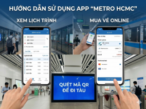 Hướng dẫn cách sử dụng app Metro Hcmc để xem lộ trình và mua vé online