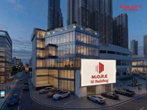 Phối cảnh toàn cảnh tòa nhà More S1 Building 708-720 điện biên phủ, hiện đại sang trọng