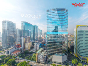 Toàn cảnh tòa nhà văn phòng trọn gói Arque số 9-11 Tôn Đức Thắng, Quận 1